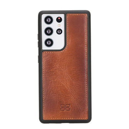 Magic Abnehmbar Leder Wallet Case für Samsung Galaxy S21 Ultra aus echtem Leder