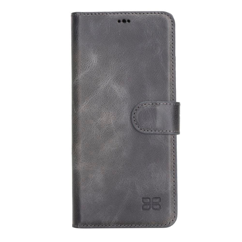 Magic Abnehmbar Leder Wallet Case für Samsung Galaxy S21 Ultra aus echtem Leder