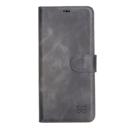 Magic Abnehmbar Leder Wallet Case für Samsung Galaxy S21 Ultra aus echtem Leder