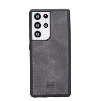 Magic Abnehmbar Leder Wallet Case für Samsung Galaxy S21 Ultra aus echtem Leder