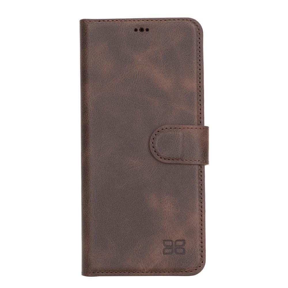 Magic Abnehmbar Leder Wallet Case für Samsung Galaxy S21 Ultra aus echtem Leder