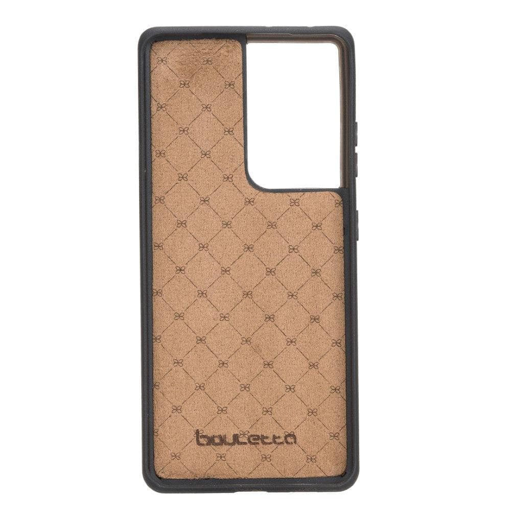 Magic Abnehmbar Leder Wallet Case für Samsung Galaxy S21 Ultra aus echtem Leder