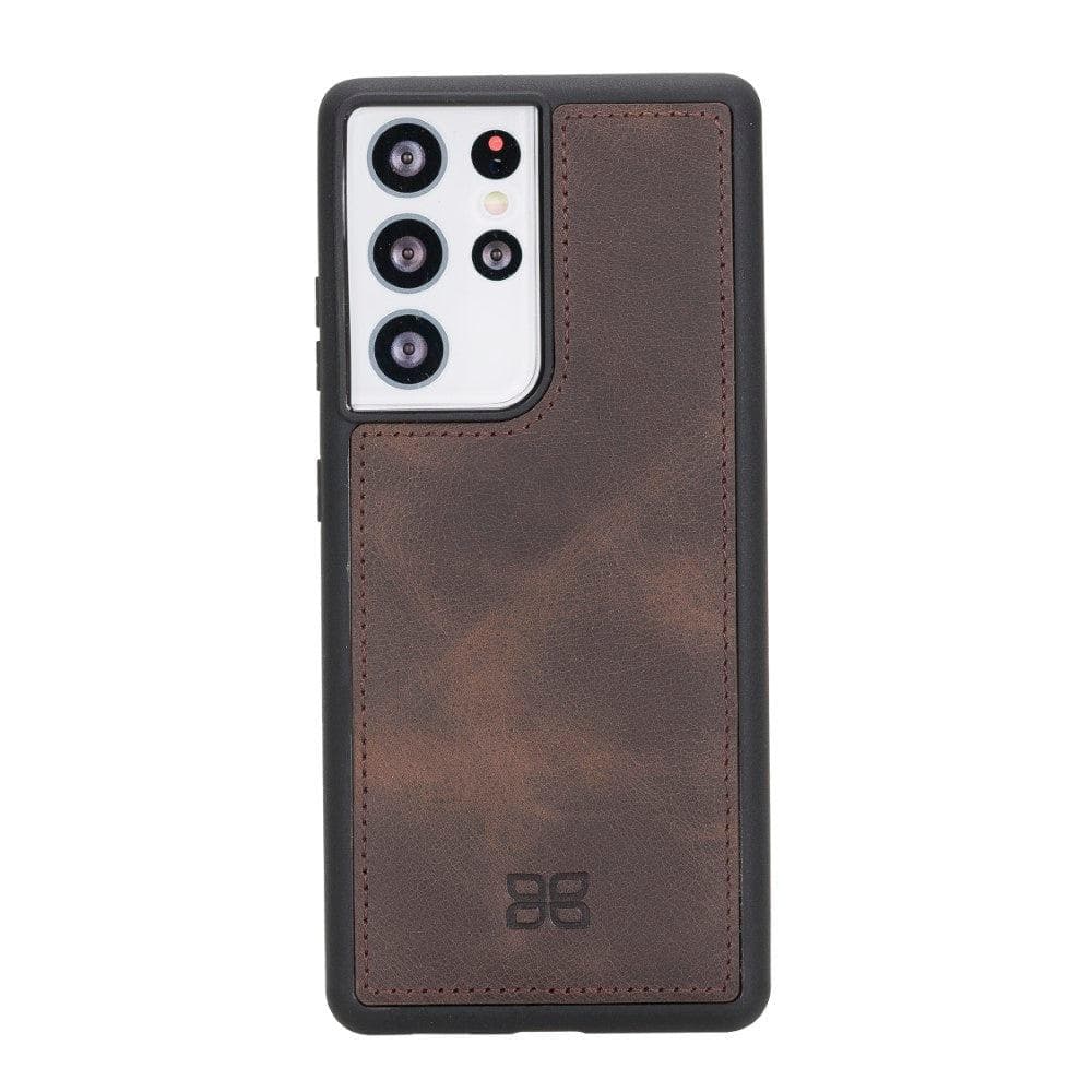 Magic Abnehmbar Leder Wallet Case für Samsung Galaxy S21 Ultra aus echtem Leder