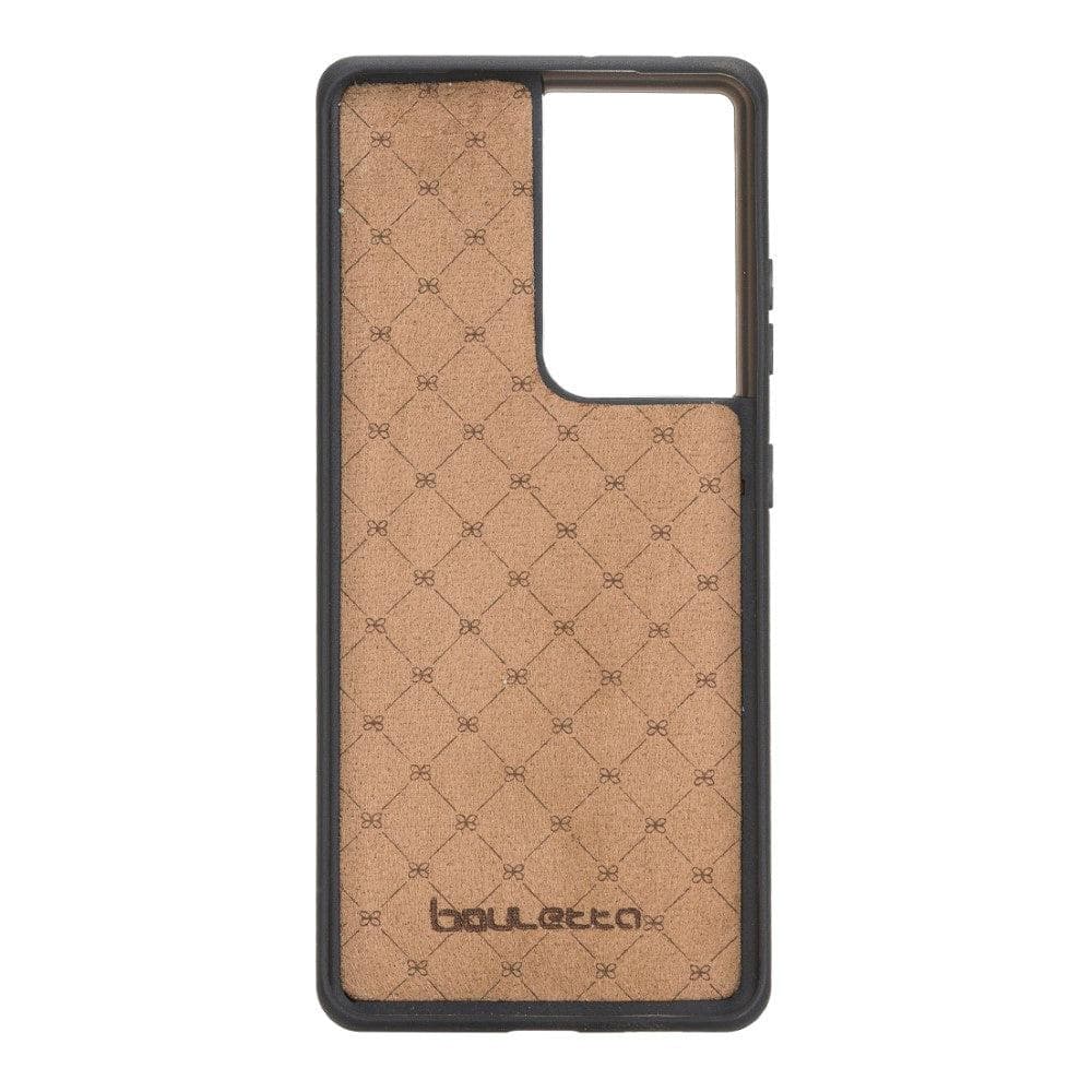 Magic Abnehmbar Leder Wallet Case für Samsung Galaxy S21 Ultra aus echtem Leder