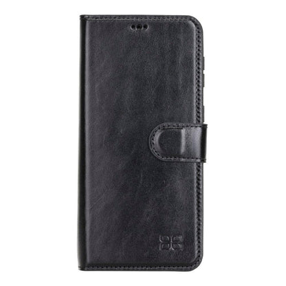 Magic Abnehmbar Leder Wallet Case für Samsung Galaxy S21 Plus aus echtem Leder
