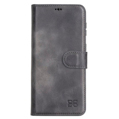 Magic Abnehmbar Leder Wallet Case für Samsung Galaxy S21 Plus aus echtem Leder