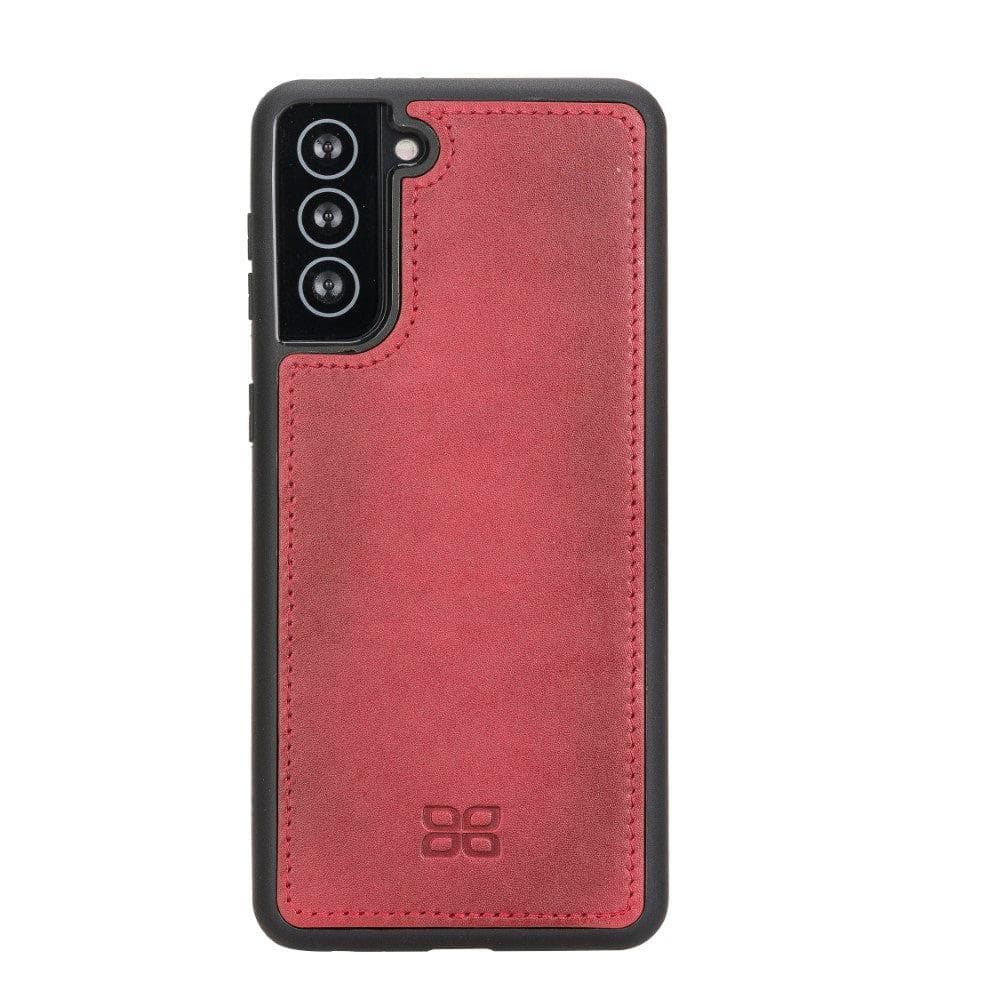 Magic Abnehmbar Leder Wallet Case für Samsung Galaxy S21 aus echtem Leder