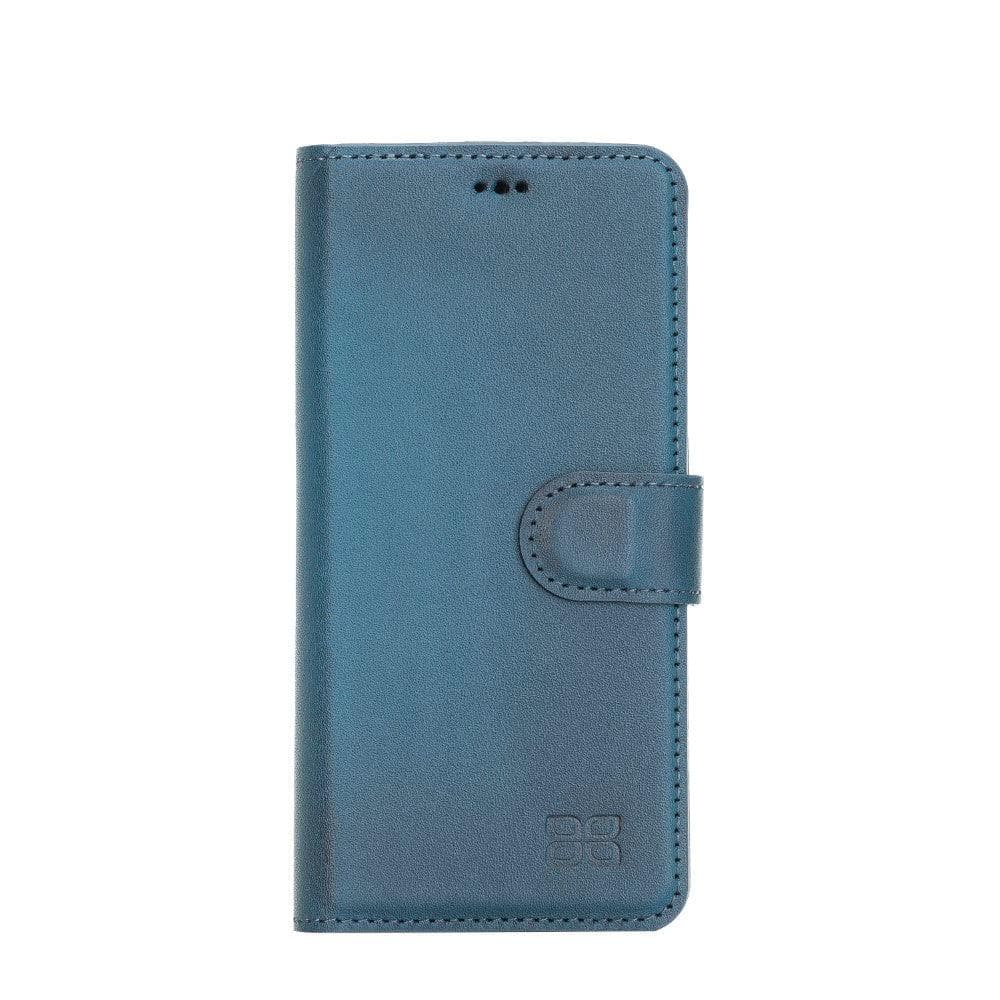 Magic Abnehmbar Leder Wallet Case für Samsung Galaxy S21 aus echtem Leder