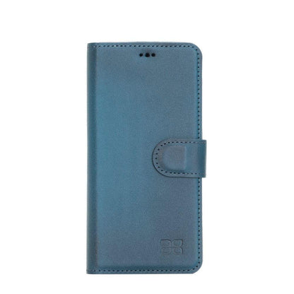 Magic Abnehmbar Leder Wallet Case für Samsung Galaxy S21 aus echtem Leder