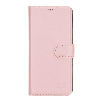 Magic Abnehmbar Leder Wallet Case für Samsung Galaxy S21 aus echtem Leder