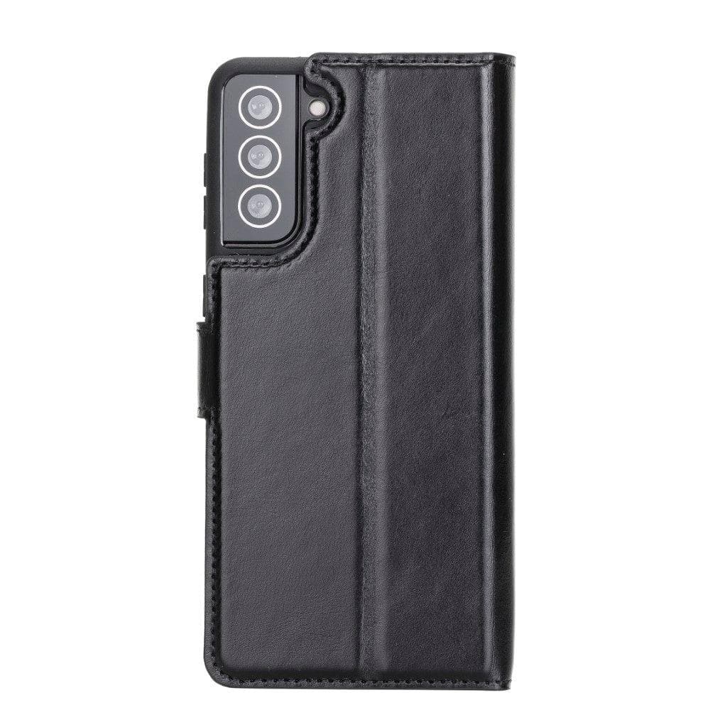 Magic Abnehmbar Leder Wallet Case für Samsung Galaxy S21 Ultra aus echtem Leder