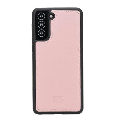 Magic Abnehmbar Leder Wallet Case für Samsung Galaxy S21 aus echtem Leder