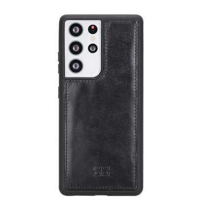 Magic Abnehmbar Leder Wallet Case für Samsung Galaxy S21 Ultra aus echtem Leder