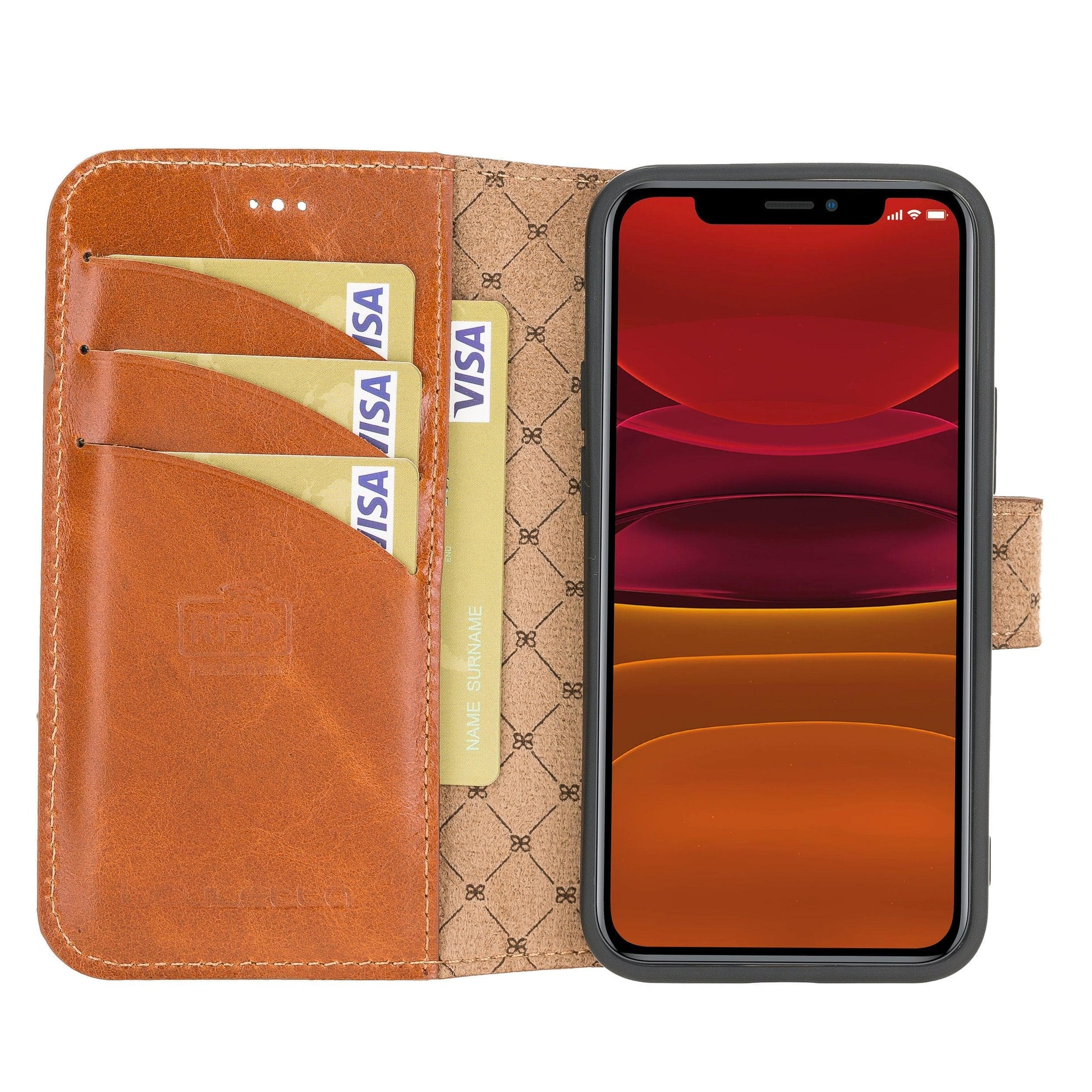 Bouletta Non Detachable Leather Wallet Cases for Apple iPhone 12 Series