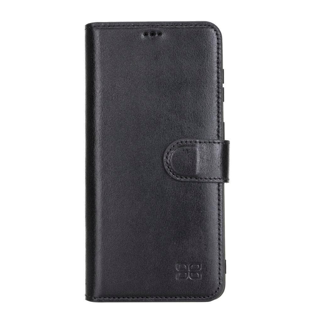 Bouletta Non-Detachable Leather Wallet Cases for Samsung Galaxy S21 Series S21 Plus 6.7" / Black