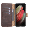 Bouletta Non-Detachable Leather Wallet Cases for Samsung Galaxy S21 Series