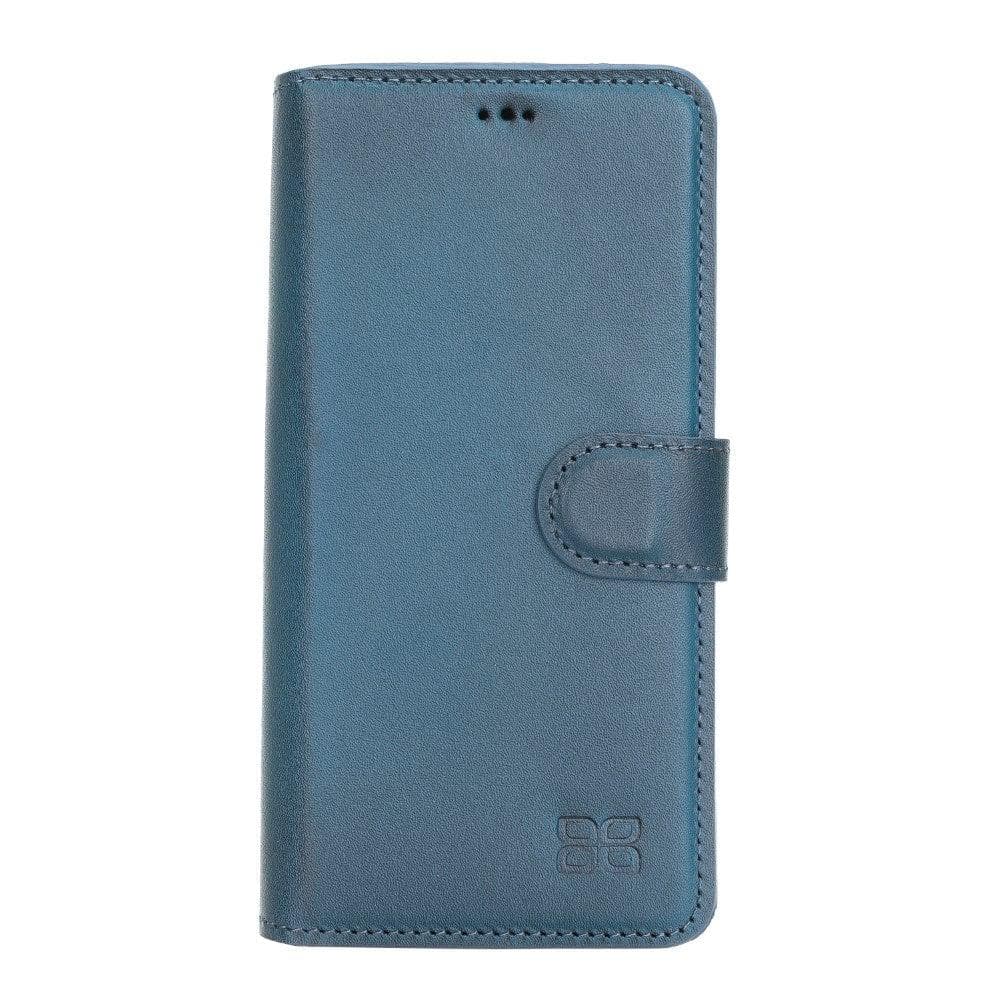 Bouletta Non-Detachable Leather Wallet Cases for Samsung Galaxy S21 Series S21 Plus 6.7" / Blue