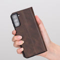 Bouletta Non-Detachable Leather Wallet Cases for Samsung Galaxy S21 Series