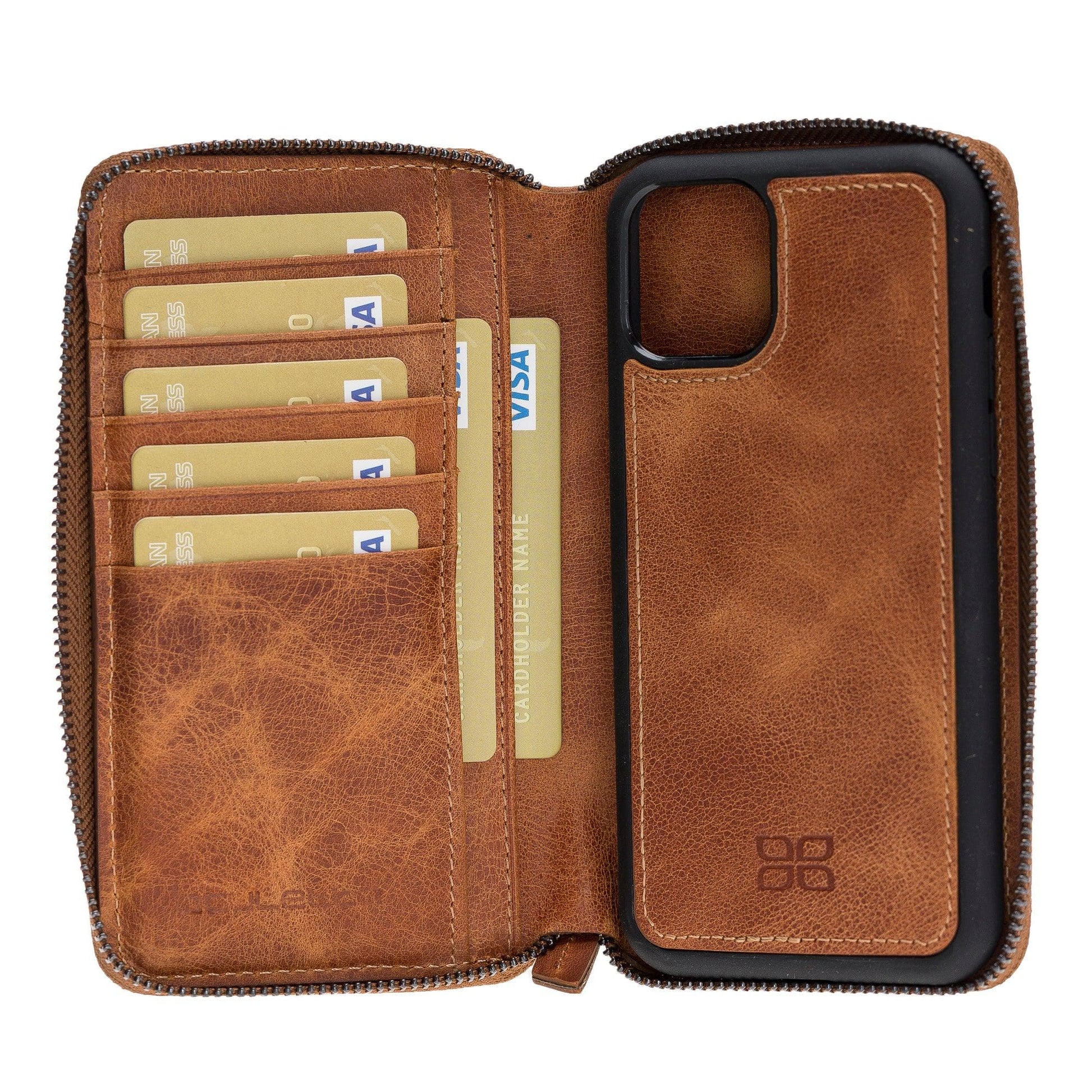 Bouletta Pouch Magnetic Detachable Leather Wallet Case For Apple iPhone 11 Series