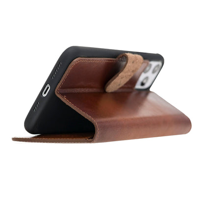 Wallet Case I Phone 11 Leather Folio Case