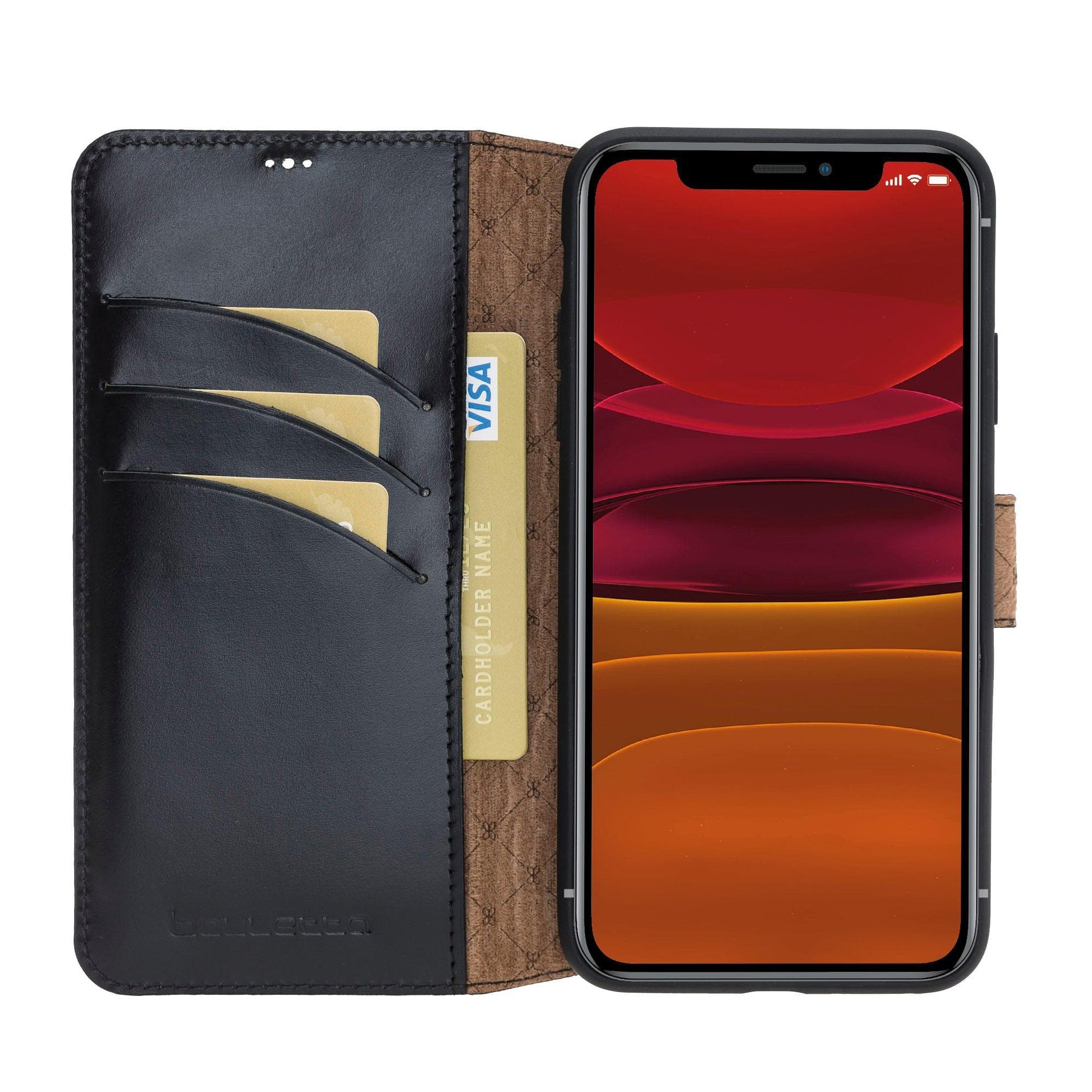 Bouletta Wallet Folio with ID Slot Leather Wallet Case For Apple iPhone 11 Series