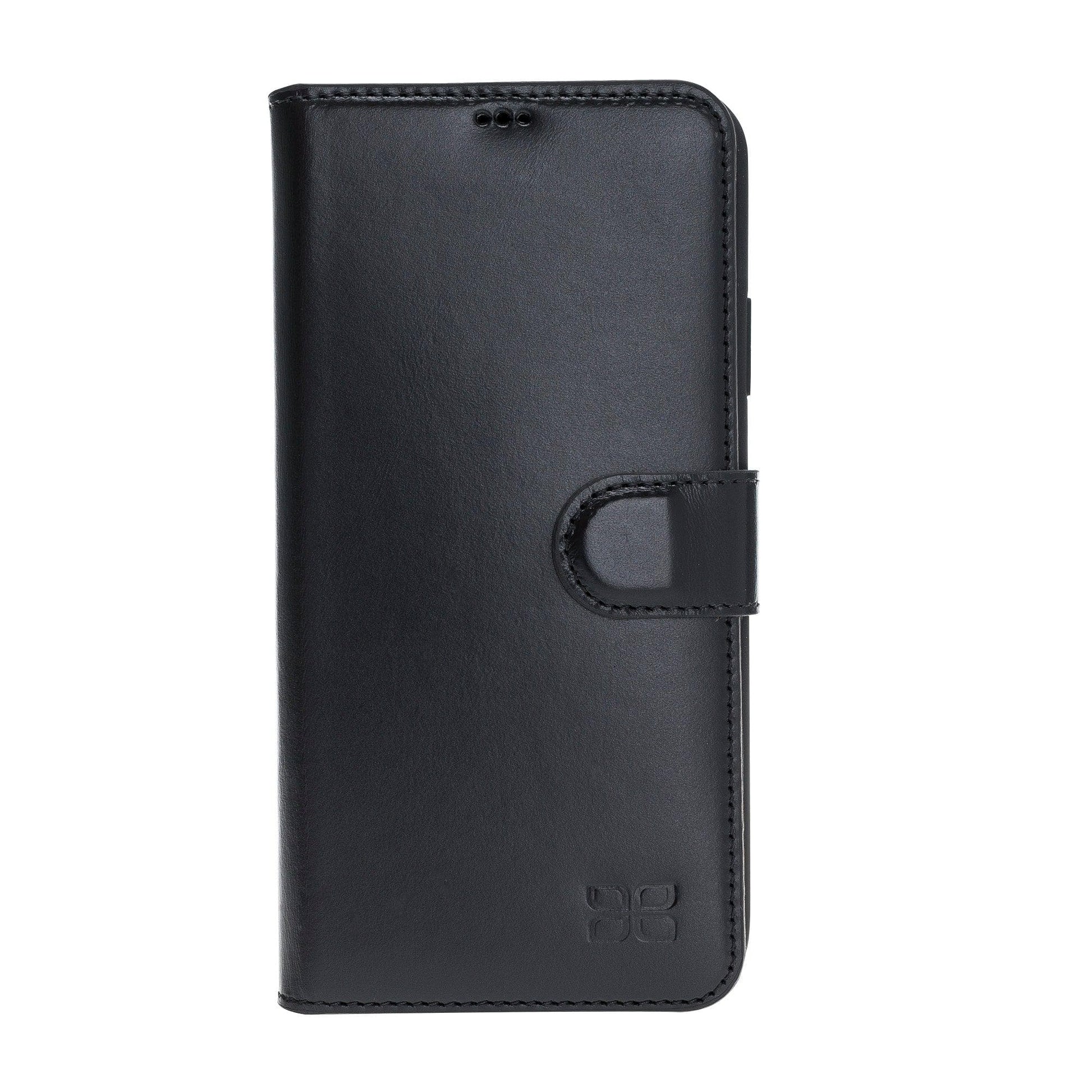 Bouletta Wallet Folio with ID Slot Leather Wallet Case For Apple iPhone 11 Series İPhone 11 Promax / Black