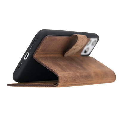 Wallet Case I Phone 11 Leather Folio Case