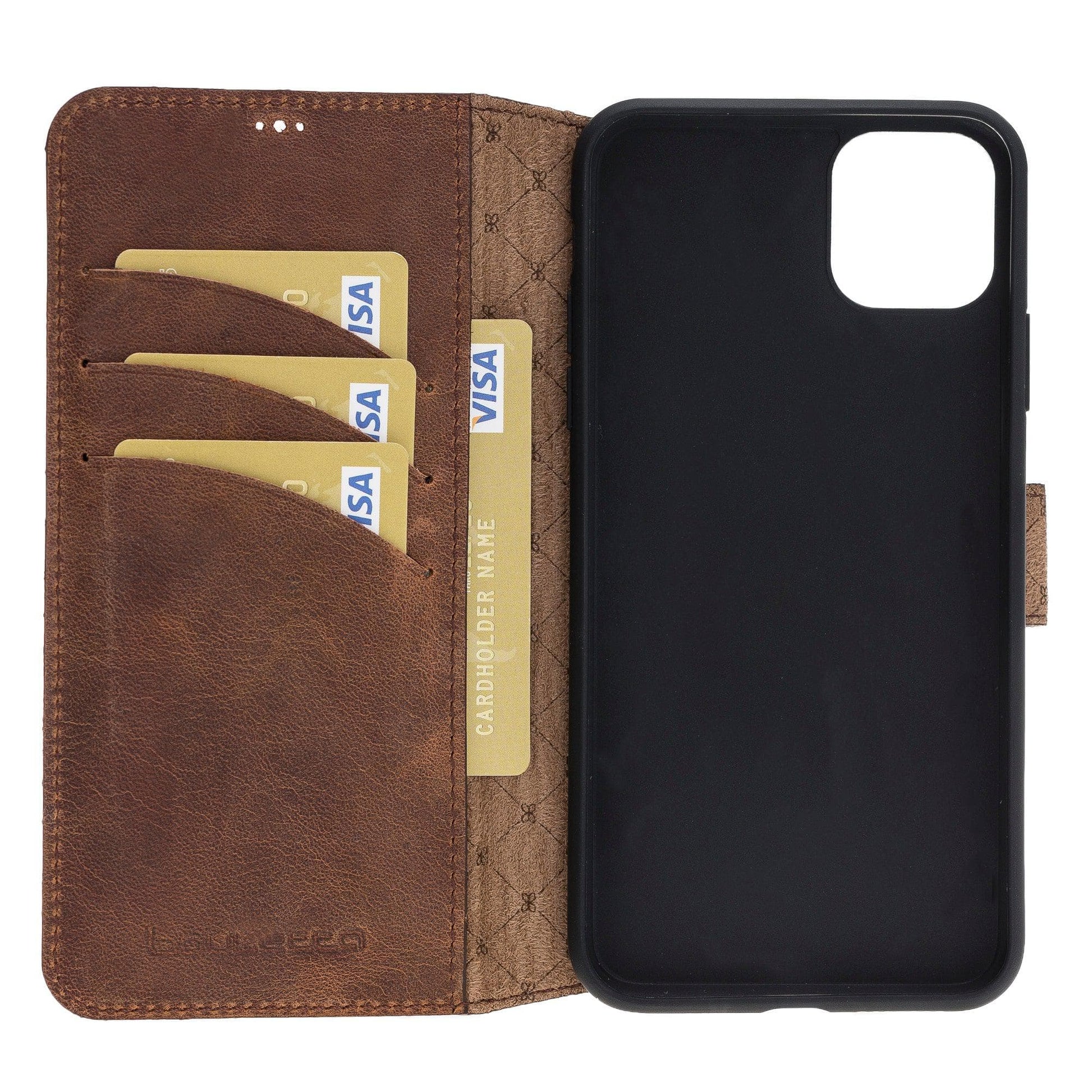 Bouletta Wallet Folio with ID Slot Leather Wallet Case For Apple iPhone 11 Series