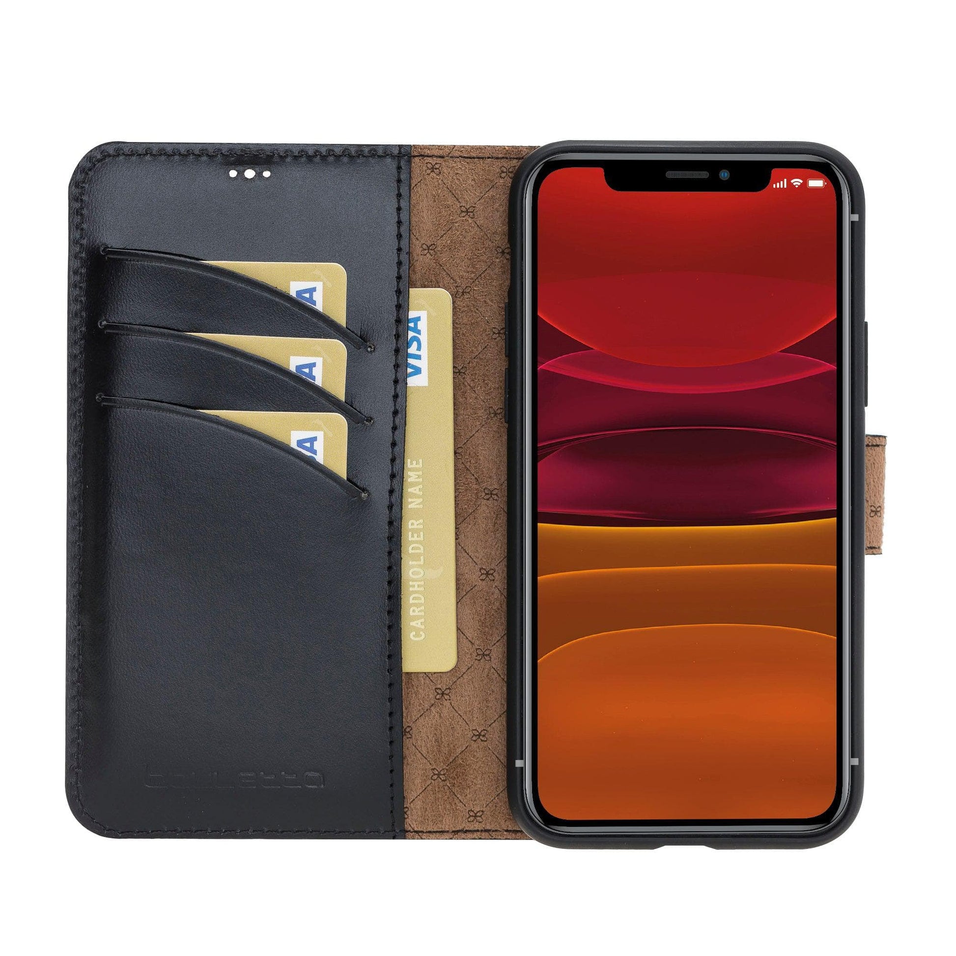 Bouletta Wallet Folio with ID Slot Leather Wallet Case For Apple iPhone 11 Series