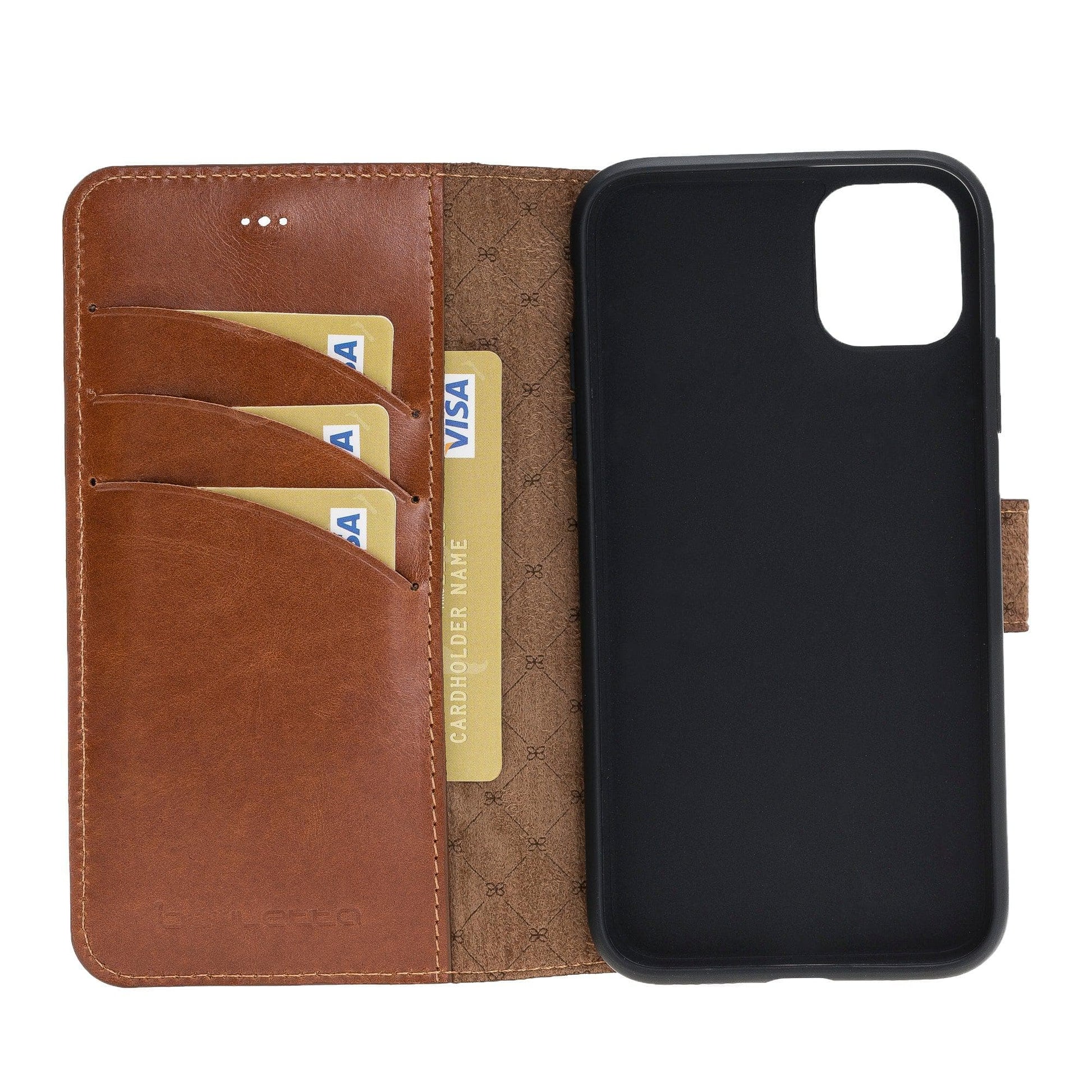 Bouletta Wallet Folio with ID Slot Leather Wallet Case For Apple iPhone 11 Series