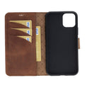 Bouletta Wallet Folio with ID Slot Leather Wallet Case For Apple iPhone 11 Series İPhone 11 / Antic Brown