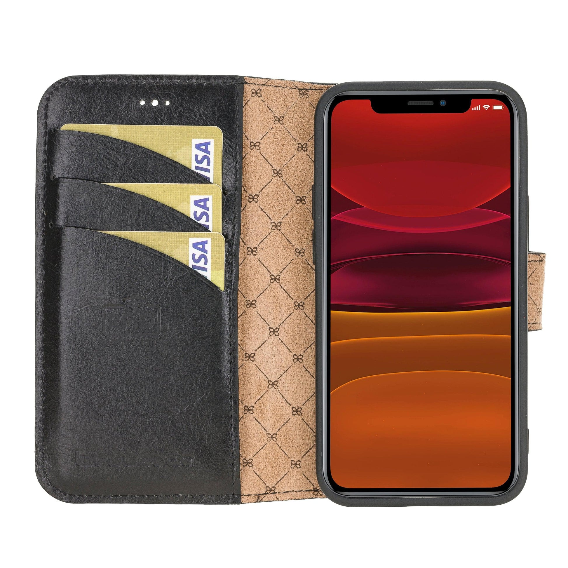 Bouletta Non Detachable Leather Wallet Cases for Apple iPhone 12 Series