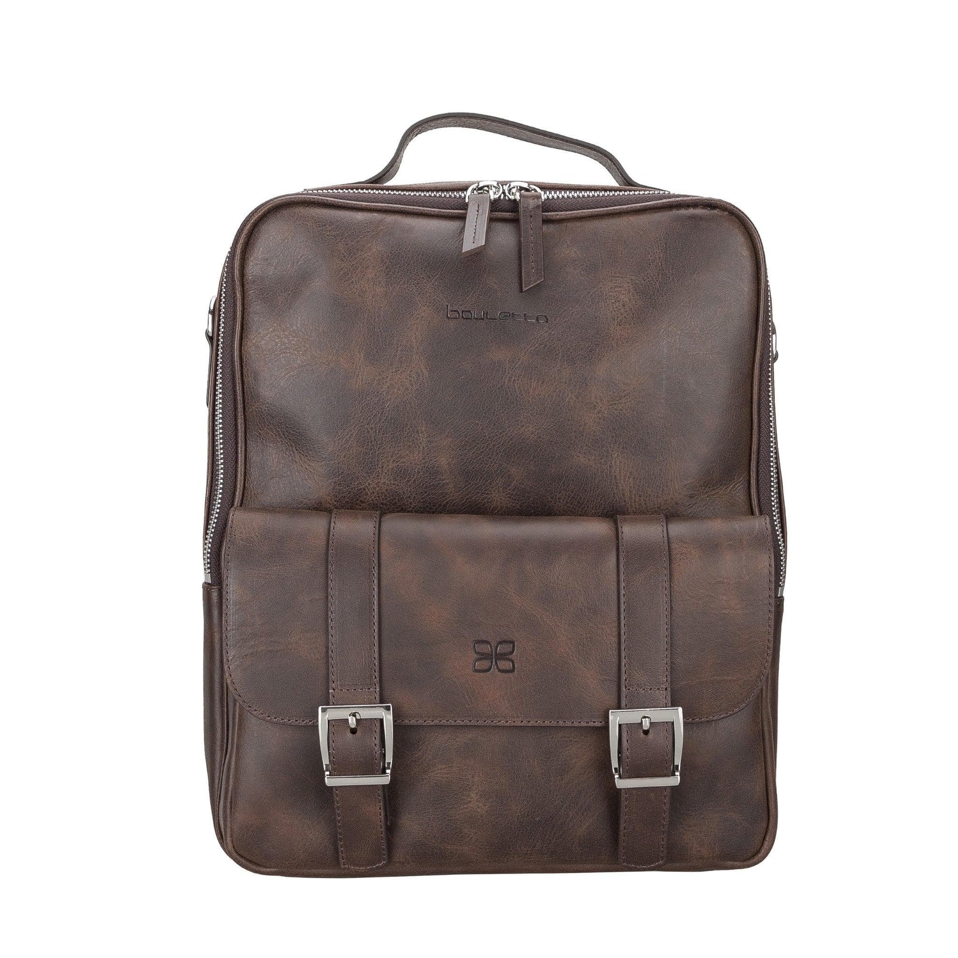 Bouletta Molde Unisex Genuine Leather Backpack for Daily Life or Laptop / MacBook