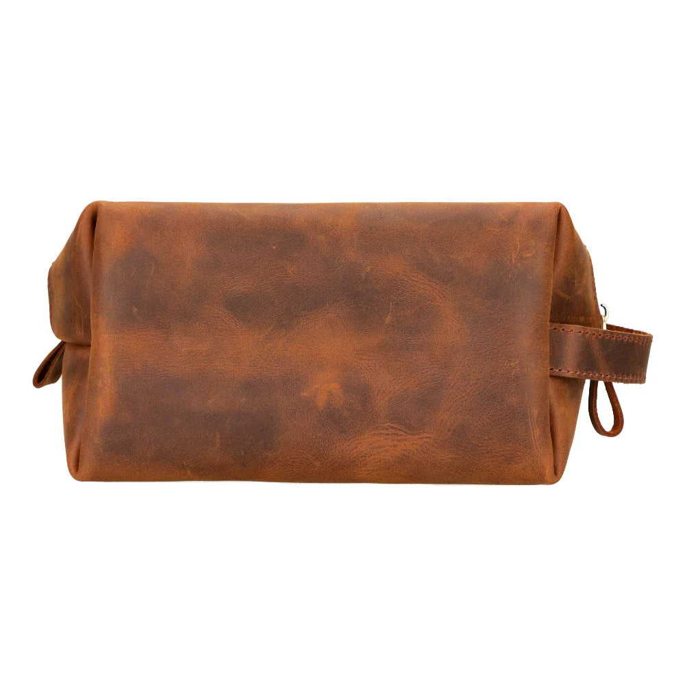 Eve Dopp Kit, Large Kulturbeutel aus echtem Leder aus echtem Leder