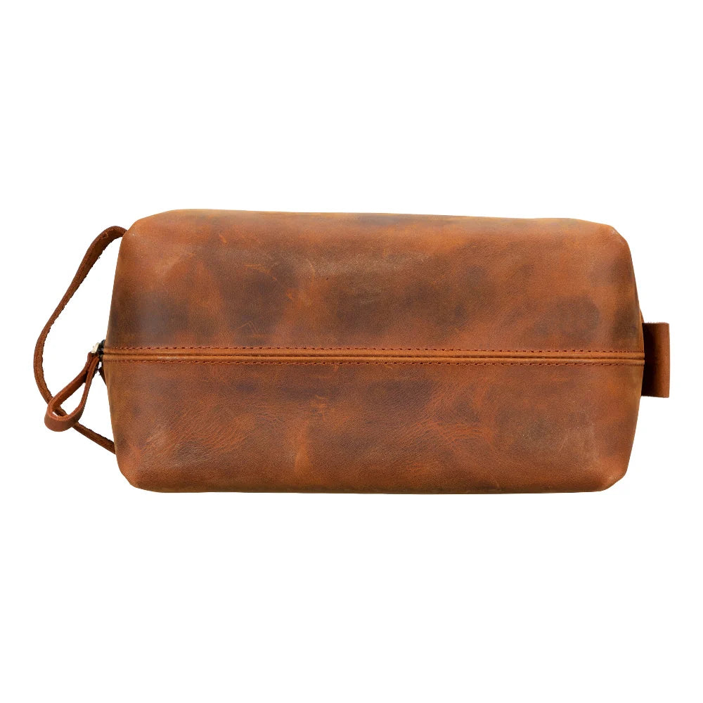 Eve Dopp Kit, X Large Kulturbeutel aus echtem Leder aus echtem Leder