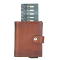 Bouletta Palermo Zip Mechanical Leather Card Holder