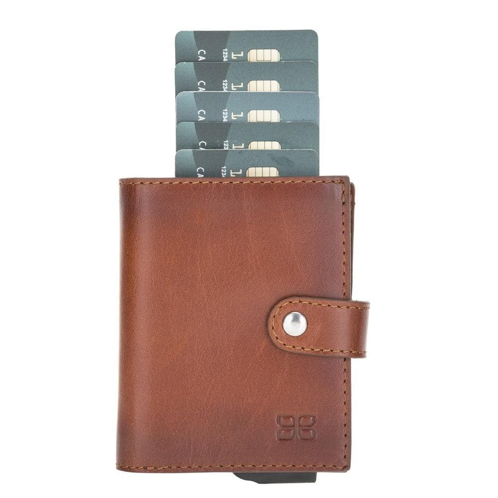 Bouletta Palermo Zip Mechanical Leather Card Holder