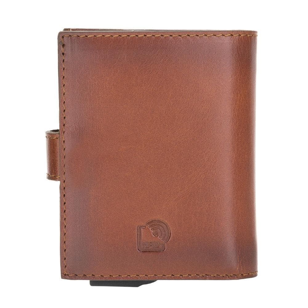 Bouletta Palermo Zip Mechanical Leather Card Holder