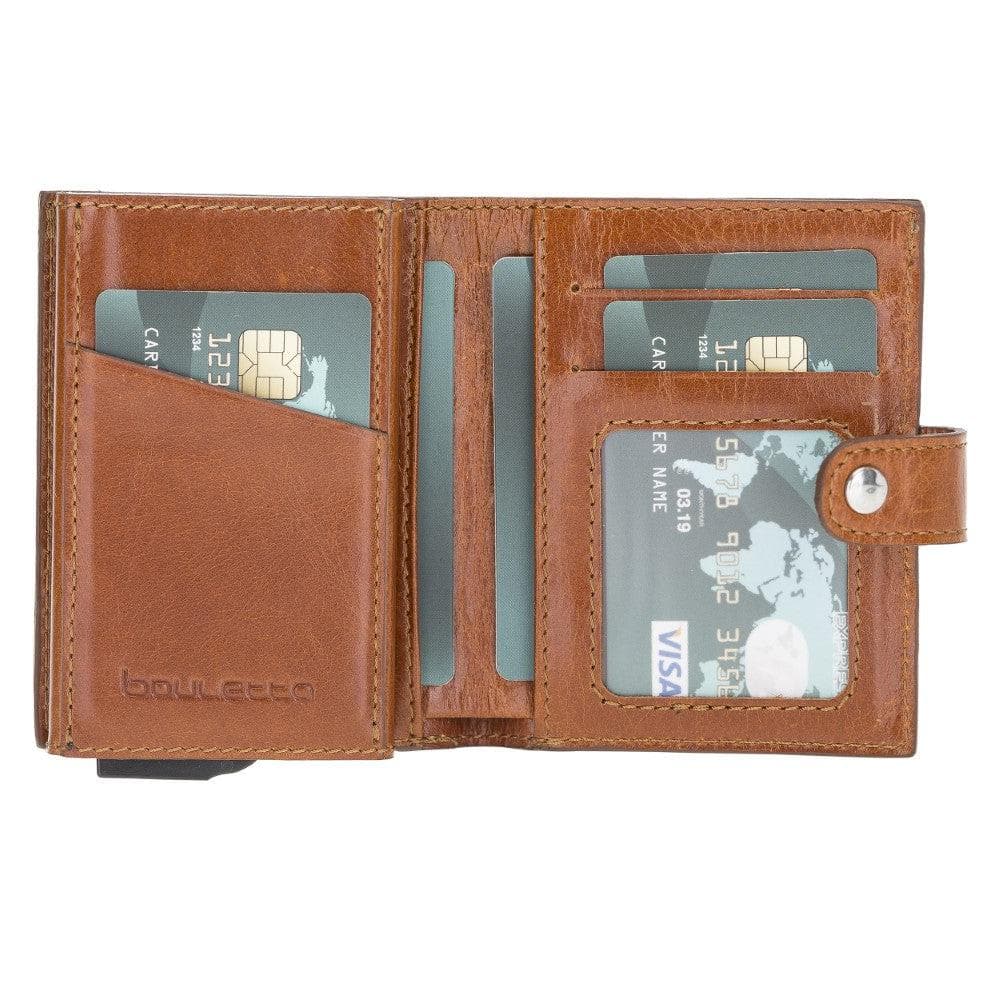 Bouletta Palermo Zip Mechanical Leather Card Holder