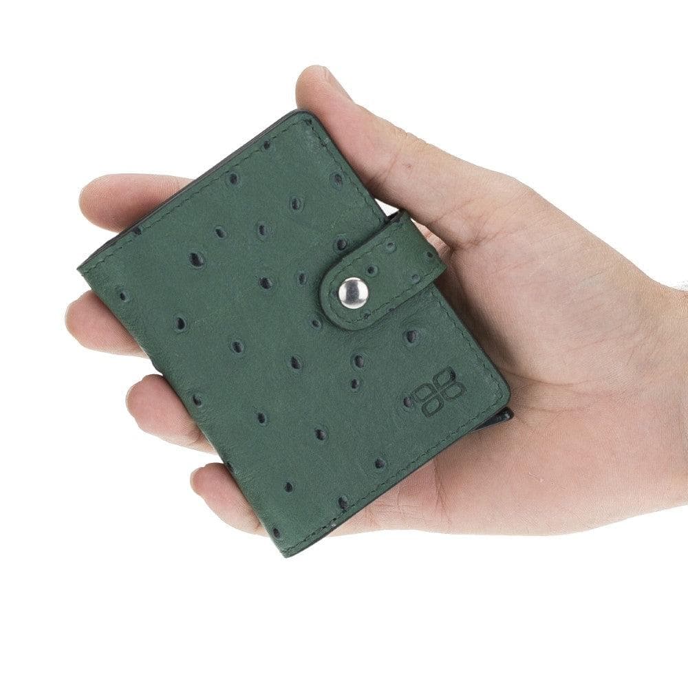 Bouletta Palermo Zip Mechanical Leather Card Holder