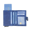 Bouletta Palermo Zip Mechanical Leather Card Holder