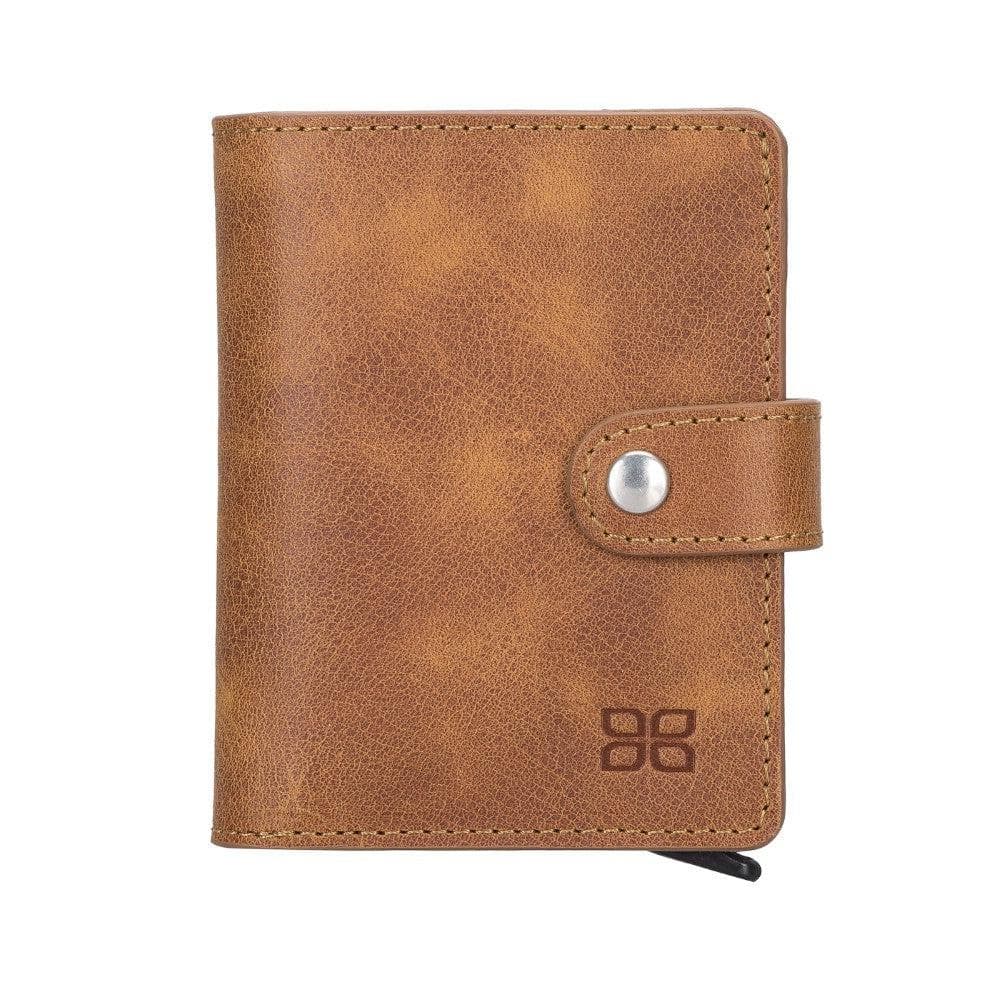 Bouletta Palermo Zip Mechanical Leather Card Holder