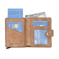 Bouletta Palermo Zip Mechanical Leather Card Holder