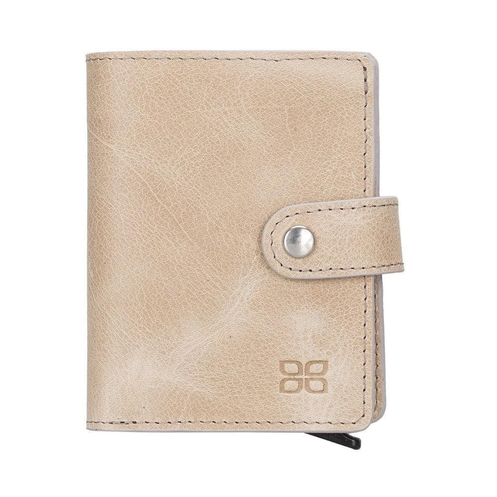 Bouletta Palermo Zip Mechanical Leather Card Holder