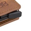 Bouletta Palermo Zip Mechanical Leather Card Holder TN15