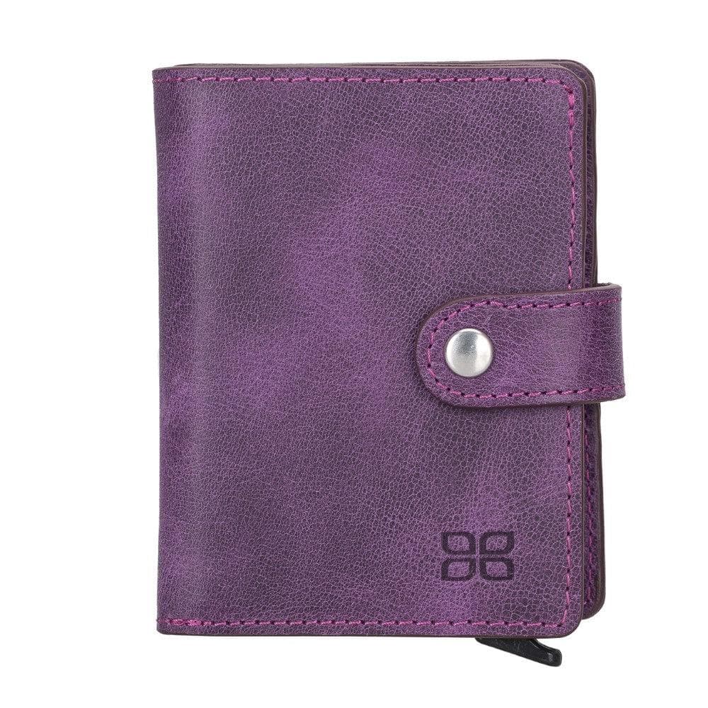 Bouletta Palermo Zip Mechanical Leather Card Holder