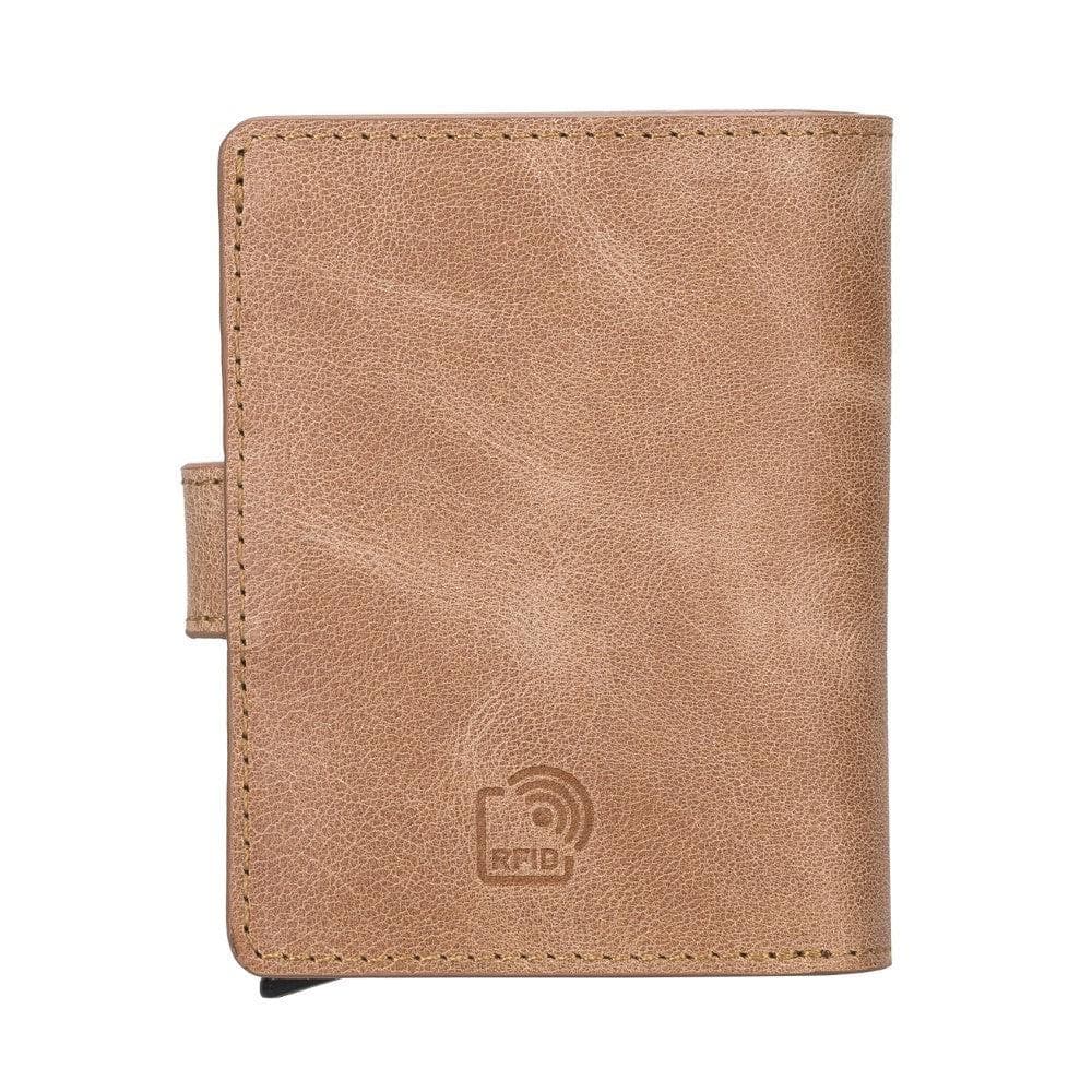 Bouletta Palermo Zip Mechanical Leather Card Holder