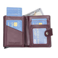 Bouletta Palermo Zip Mechanical Leather Card Holder