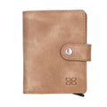 Bouletta Palermo Zip Mechanical Leather Card Holder