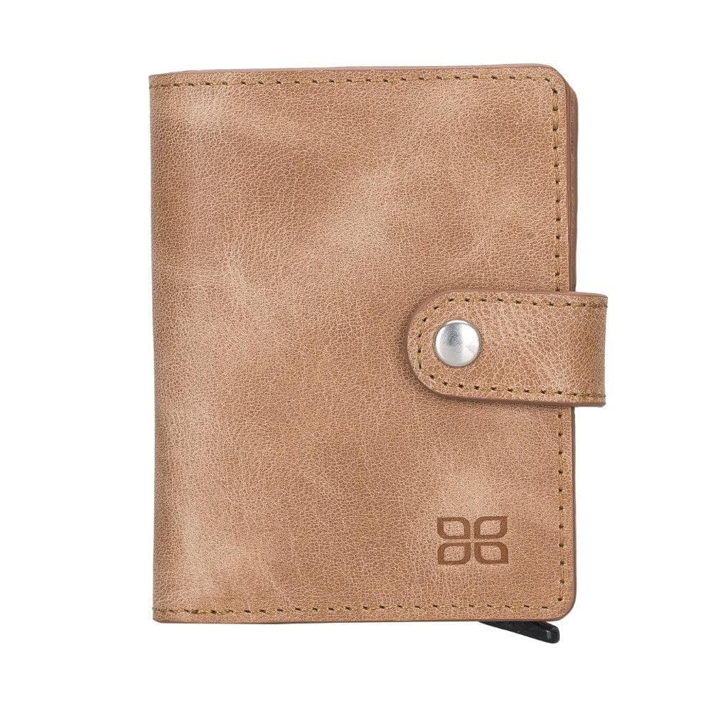 Bouletta Palermo Zip Mechanical Leather Card Holder